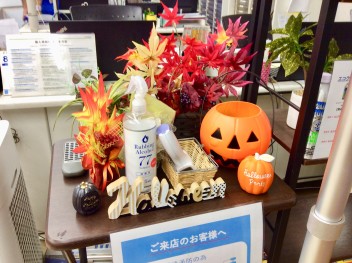 ハロウィン飾りつけしました！